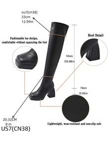 女式黑色靴子采用双拉链设计，完美搭配黑色连衣裙及踝和膝盖高款式黑色秋装搭配毛衣和冬季短毛衣靴子，时尚靴子