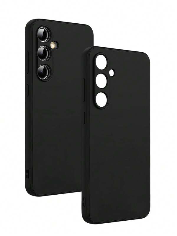 1 capa protetora preta à prova de choque para celular, compatível com a série , capa preta à prova de choque para smartphone , capa para celular, capa protetora para celular, capa para celular, bolsa para celular, capa para celular à prova de choque, capa preta para celular, capa minimalista para celular, capa de cor sólida para celular, capa preta para celular, capa para celular TPU à prova de choque (à prova de choque de nível militar), à prova d'água, antiqueda e resistente a arranhões