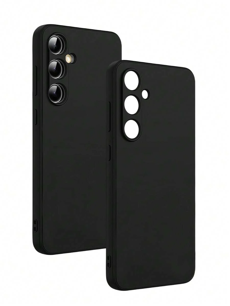 1 pezzo Custodia protettiva antiurto nera, compatibile con la serie , custodia antiurto nera per smartphone , custodia per telefono, cover protettiva per telefono, guscio per telefono, custodia per telefono, custodia antiurto per telefono, custodia nera per telefono, custodia minimalista per telefono, custodia per telefono di colore solido, custodia nera per telefono, custodia per telefono antiurto in TPU (antiurto di grado militare) impermeabile anti-caduta resistente ai graffi