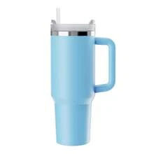 1 Piece, Compatible With Stanley Cup 40 Oz Stainless Steel Tumbler With Handle And Straw, 40oz Large Capacity Double Wall Vacuum Insulation Thermal Hot And Cold Beverages Flask Water Bottle For Home, Office And Outdoor Activities Camping,Ideal For Christmas(The Cleaning Brush And Straw Can Be Purchased Separately)