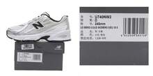 New Balance 轻质网眼透气休闲鞋 U740NW2，男女通用 - 白色/銀色-D - 查看 8