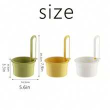 1pc Multifunctional Hanging Over Sink Basket, Detachable Sink Strainer For Kitchen, Bathroom Drain Filter & Food Waste Separator, Fruit Washing Colander, Suitable For Apartment Living