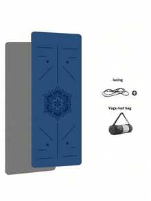 Yoga Mat Non-Slip, Pilates Fitness Mat, 0.6 Cm Thick Women's Yoga Mat, Exercise Mat For Home Exercise With Straps And Storage Bag - Multicolor - View 16