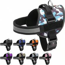 Dogline Dog Harness, Reflective No-Pull Adjustable Vest With Handle Walking, Training, Service Breathable No - Choke Harness Small, Medium Or Large Dogs Room Patches Girth 15 To 18 In RedChristmas BXJX - Camo xanh - Xem 1