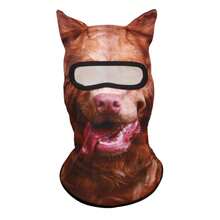 1 件圣诞节/化妆舞会/恶作剧/防尘面具/动物搞笑帽子，适合所有人、复活节、主题派对、愚人节、舞台表演、恶作剧、感恩节、新年礼物、万圣节派对节日装饰