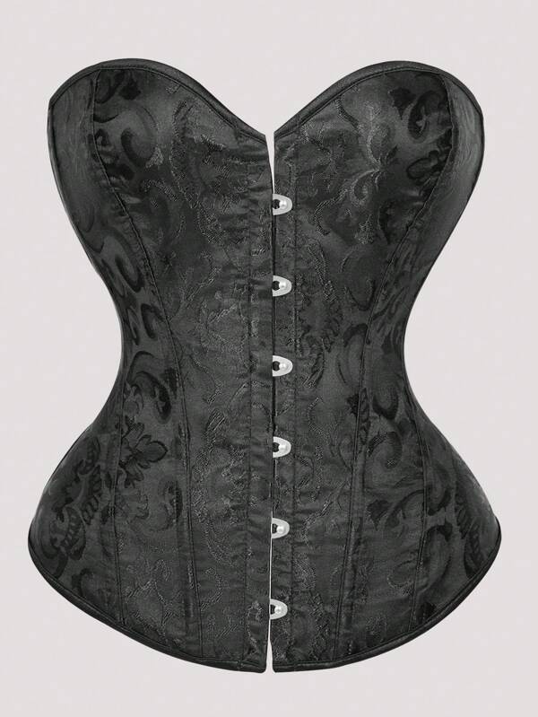 Body feminino clássico estilo princesa retrô versátil cintura justa modelador top