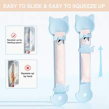 3pcs Cat Treat Squeeze Spoon, Cat Stick Feeding Spoon, Multifunctional Cat Treat Dispenser, Convenient Cat Licking Spoon, Cat Food Spoon For Wet Food (3 Colors), Cat/Dog Food Can Lid, Silicone Cat Food Scoop Or Can Opener, Cat Treat Spoon, Multifunctional Cat Treat Dispenser Spoon, 1pc Cat Can Lid And 2pcs Cat Food Spoon For Wet Food (Pink) - Multicolor - View 8