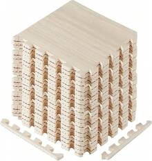 G. 24 pies cuadrados (24 azulejos) - Luz de madera de nogal