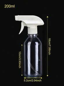 1pc 50ml/60ml/100ml/150ml/200ml/250ml/500ml Mist Spray Bottle, Gardening Watering Can, Succulent Plant Spray Bottle, Hair Styling Spray Bottle, Disinfecting Sprayer - White - View 16