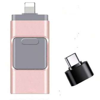 Chiavetta USB 4 in 1, Memory Stick per iPhon, iPad, PC, iOS e Android (128 GB)