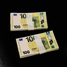 1 conjunto de réplicas de jogos de festa em miniatura de 3 cm x 1,5 cm, com denominação de 100 euros, réplicas de adereços de entretenimento, adereços de decoração de ano novo em papel, presentes de ano novo, adereços de buquê para o Dia dos Namorados em papel, presentes de feriado, adereços de festa em papel, adereços de filmes e TV em papel europeu, adereços de tiro em papel, adereços de papel europeus são os melhores adereços para exibir sua riqueza