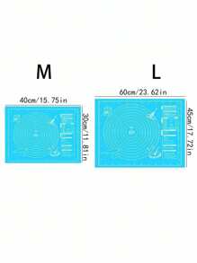 1pc Kneading Mat - Non-Stick, Easy To Clean - Available In Blue/Purple/White/Pink, Easy To Clean, Suitable For Biscuits, Dough, Cake Baking, Essential Baking Tools For Chinese Pastries, Great For Christmas, Easter, Thanksgiving, Kneading Mat, Easy To Clean And Store, Heat Resistant, Available In Blue/Purple/White/Pink, With Cake Size Ring, Suitable For Making Cakes, Dough, Biscuits, Baking, Essential Tools For Home Baking