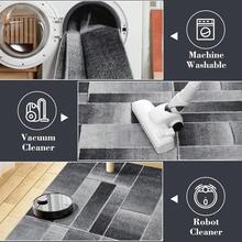 Moderner geometrischer Patchwork-Teppich, Läufer-Teppiche für Wohnzimmer, waschbare Indoor-Teppiche für Schlafzimmer, Teppichboden-Dekor für Eingangsbereich Esszimmer Büro