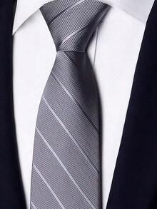 1 chiếc cà vạt cao cấp, phù hợp cho trang phục công sở, trang phục thường ngày, kiểu dáng thời trang đa năng, thích hợp để mặc hàng ngày, có thể phối cùng đồng phục, áo sơ mi, vest, v.v. - nhiều màu - Xem 8