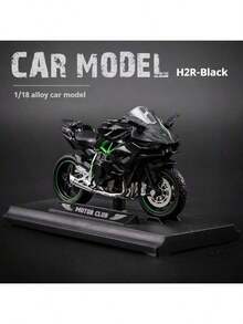 1:18 Scale Motorcycle Model, Kawasaki, Ducati Street/Racing Bike, Realistic Figurine, Upgraded Larger Size - Upgraded Heavier - Toy Motorcycle - Metal Material - Birthday Gift - Perfect Gift - Perfect Present - Toy - Multicolor - View 2