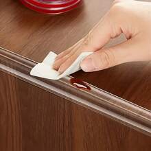 1 Roll Self-Adhesive Silicone Edge Protection Strip, Thickened Transparent Corner Guards, Suitable For Desktops, Walls, And Window Sills - Transparent - View 6