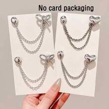 1/2/4/6pcs Magnetic Pants Leg Clips, Adjustable Trouser Leg Holder Clips - Pants Cuff Fastener, Unisex Pants Protector From Dragging On The Ground