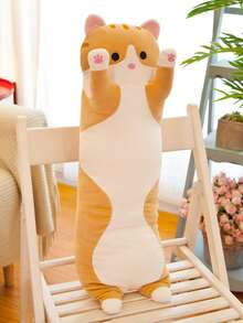 Molutian 2 Sizes (50/70cm) Long Plush Cat Doll, Cute Animal Cat Creative Long Soft Plush Doll, Office Rest Sleep Pillow Cushion Stuffed Gift Doll, Children Birthday Gift, Christmas Gift, Girls Gift - Multicolor - View 16