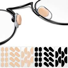 4 Pairs Of Eyeglasses Nose Pad, Eyeglasses Support Nose Pad, Many Colors, Soft Foam Self-Adhesive Nose Pad, Protect Nose, Relieve Pain, Sponge Non-Slip Nose Pad, Suitable For Sunglasses, Glasses (1.5 Mm), Holiday Must-Have, Cheap, Facial Care Supplies.