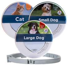 Pet Collar, 8 Months Protection, Plant Ingredient, Waterproof Adjustable, Large Dog & Small Dog & Cat (2pcs)