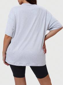 SUPEKYKO Women's Plus Size Short Sleeve T-Shirt - Loose Fit Active Top For Gym, Yoga & Casual Wear | All-Season Comfort