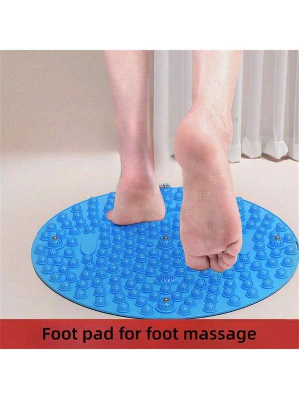 1pc Foot Massage Mat Reflexology Walk Pad, Adult Acupressure Board For Slow Running At Home, Soft Silicone Toe Pressure Plate To Improve Blood Circulation (Some Mold Marks Are Normal Due To The Injection Molding Process And Do Not Affect Normal Use)