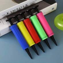 1pc Manual Balloon Inflator Pump - No Electricity Required, Random Color (Red, Green, Yellow, Pink) Handheld Latex & Foil Balloon Inflator - Easter, Wedding, Christening, Thanksgiving Party Accessory, Easy Operation Durable Design, Essential Tool For Celebrations (Recommend Purchasing 28CM Extra Large Size)