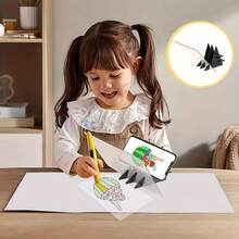 Optical Drawing Board Sketching Tool, Acrylic Comics Reflection Tracing Line Drawing Painting Board Table Copy Pad, Optical Image Drawing Board - Black - View 4