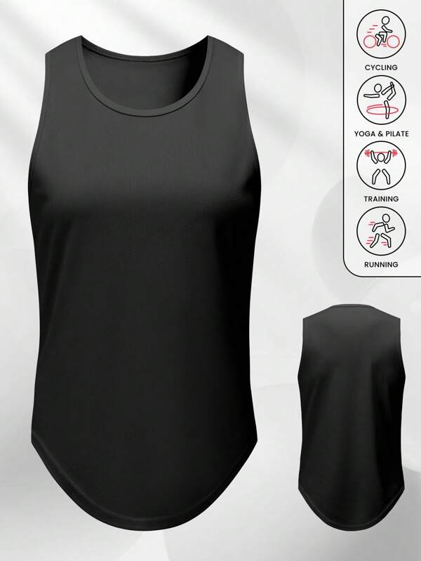 1 pezzo Top sportivo senza maniche da donna, leggero e confortevole, adatto per palestra, corsa all'aperto, yoga