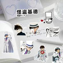 bandai 80-82 Stücke Detective Conan Kaito Kid Aufkleber - Anime Deko für Notizbuch/Handyhülle/DIY-Journal