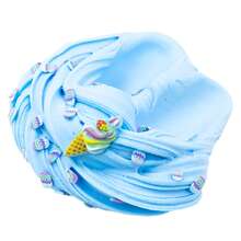 70ml 香薰黄油史莱姆，配草莓和冰淇淋饰物 - 蓝色和粉色蓬松史莱姆，适合儿童，是男孩女孩的理想派对礼物，配有有趣的史莱姆配件 - 彩色 - 查看 10