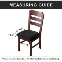 Seat Covers For Dining Room Chair Seat Slipcovers Kitchen Chair Covers (Beige, 4 Pcs) - 黑色 - 查看 4
