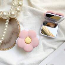1 Stück Handy Griff Halter mit Blume, Handy Griff Halter, Handy Airbag Ständer, Zieh-Druck Handy Griff, Handyhalter, Handy Zubehör, Handy Deko, kompatibel mit iPhone, Android Handy, Geschenk für Geburtstag, Familie, Freunde
