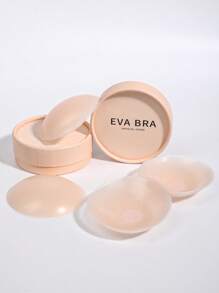 Set de 8 pezoneras de silicona en caja de regalo, antideslizantes, que previenen la protrusión del pezón, almohadillas de sujetador invisibles, pétalos adhesivos para el pecho para bodas, trajes de baño, bikinis, vestidos sin espalda y de noche, lavables y reutilizables