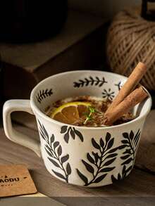 1件蝴蝶炻器高端马克杯套装,美式复古牛奶杯,早餐杯,田园下午茶杯,大容量花卉创意磨砂纹理,手绘高颜值咖啡杯,适用于家庭/咖啡厅/派对聚会/餐厅,可用于微波炉/烤箱/洗碗机,咖啡爱好者必备 - 彩色 - 查看 16