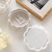 DIY Epoxy Resin Crafts Tray Storage Silicone Mold - Round Bubble Bead Storage Tray, Aromatherapy Plaster Tray Mold - Reusable, Easy Demold, Suitable For Artisan Handmade Home Decor Gifts