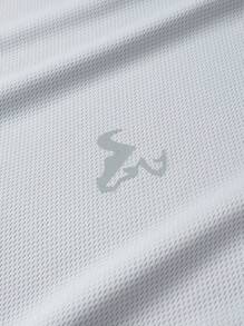 3er Pack Herren ärmellose Sport Weste Einfarbig, Stier Kopf Aufdruck, Rundhals-Tanktop, lässige Outdoor Fitness Trainingskleidung, einfarbige ärmellose Herrensportbekleidung, geeignet für Gym, tägliches Training, Laufen, Basketball und Zuhause