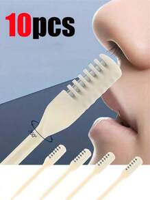 30/20/10/5/1pc Nose Hair Remover, Easy To Clean, Tail Removes Ears, Two-In-One Remover: 360-Degree Rotating Nose Hair Trimmer For Men And Women, A Must-Have For Personal Care