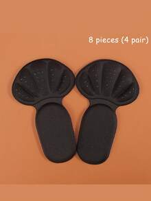 2/4/8/12pcs Soft TPE Non-Slip Heel Cushions With Breathable Damping, Adjustable Height And Cuttable Design For Comfortable Shoe Wear