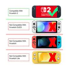 Switch2 Tempered Film, 9H Screen Protector For NS2 Tempered Glass Anti-Scratch HD Clear Protective Film For NS2 Accessories,2 Packs Screen Protector For NS2 ,Transparent HD Clear Anti-Scratch Screen Protector Accessories - Multicolor - View 9