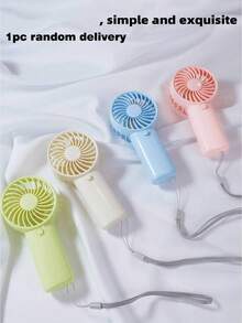 6 件便携式手持迷你风扇，1 速调节，带挂绳的迷你风扇，便携式风扇手持风扇，AAA 电池供电风扇，电池供电的轻便小型袖珍风扇 - 夏季派对礼物，适合户外、运动、旅行、厨房、卧室、学校、办公室，适合女性、男性、儿童、成人（不含电池，需单独购买）