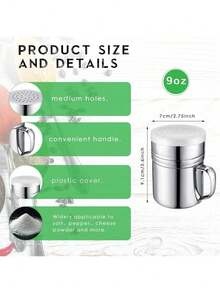 4-Piece Set – 12 Oz Aluminum Popcorn Scoops & Stainless Steel Salt Shaker Dredge, Round Bottom Utility Scoops With Finger Grip Handles For Snacks, Fries & Popcorn Machines - 1 - View 4