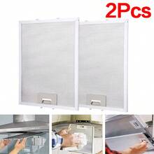 2 X Cooker Hood Filter Mesh Non Universal Vent Filters 320 X 260mm Extractor Fan - Silver - View 7