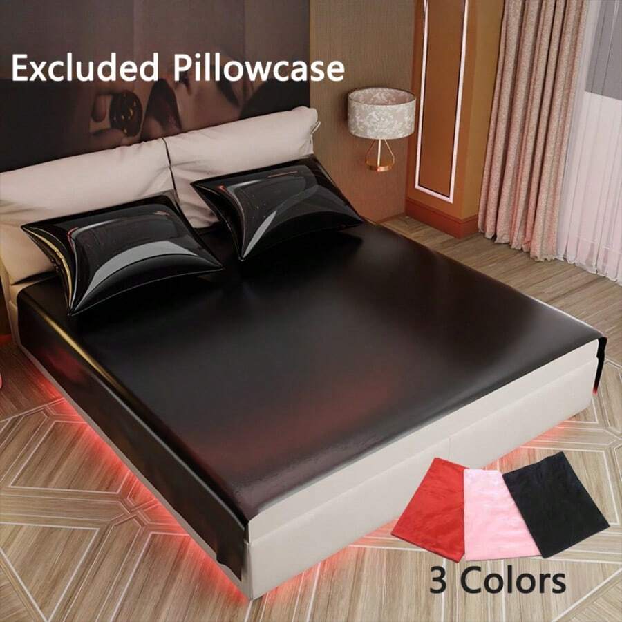 Adult Waterproof PVC Bedding Sheet Game Vinyl Plastic EVC Mattress Cover Full Queen King Bed Prevent Old People Or Children Wetting The Bed Urinary Cushion Oil-Proof Adult Flat Sheet Play Cover Plastic