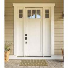 Local Shipping-DII Rubber Doormats Collection All Weather, 18x30, Lattice