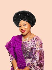 尼日利亚头带婚礼派对头饰优雅非洲头带头巾成品女士自动发带女式头巾 - 亮片疊層 - 查看 17