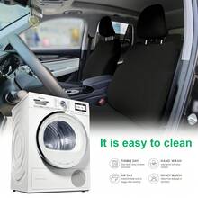 2PCS Car Front Seat Cover Car Seat Cover With Storage Pocket Washable Split Automotive Seat Cover Protector For Truck,Van ,SUV Seat Covers Front Kit Protector Washable Cover For All Car Models - Black - View 7