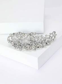 Spilla a forma di fiore in cristallo per donna, spille con strass, per borsa, maglione, cappotto, cappello, scarpe, abito, tailleur