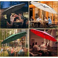 Outdoor Parasol, Stand And Base - Mehrfarbig - View 7