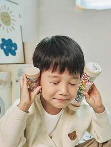 1个儿童木制雨声器，雨棒 - 可发出声音安抚宝宝，助眠玩具 - 彩色 - 查看 9